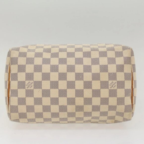 LOUIS VUITTON Damier Azur Speedy 25 Hand Bag - Picture 4 of 15
